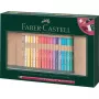 Faber-Castell Polychromos Multivärviline 34-osa kunstnike värvipiliatsite komplekt koos PITT Artist Pens ja pintsliga