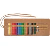Faber-Castell Polychromos Multivärviline 34-osa kunstnike värvipiliatsite komplekt koos PITT Artist Pens ja pintsliga