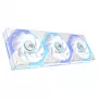 ASUS ROG Strix GR120 ARGB Reverse White 3in1 korpusiventilaatori komplekt, 120mm PWM, 2500 RPM, 70.38 CFM, 3.88 mmH2O, Fluid Dynamic Bearing, Aura Sync