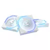 ASUS ROG Strix GR120 ARGB Reverse White 3in1 korpusiventilaatori komplekt, 120mm PWM, 2500 RPM, 70.38 CFM, 3.88 mmH2O, Fluid Dynamic Bearing, Aura Sync