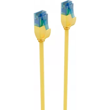 ShiverPeaks BS08-22022 õhuke CAT6 U/UTP patch-kaabel, 0,5 m, kollane
