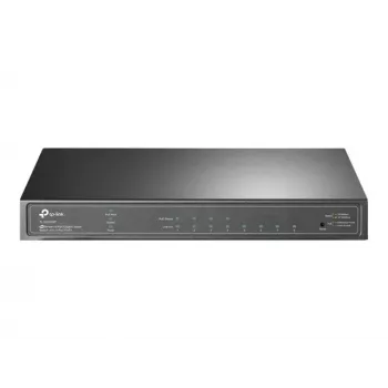 TP-Link Omada SG2008P 10-pordiline Gigabit nutikas PoE+ lüliti, 8× PoE+ 61W, 2× SFP, Cloud SDN, ventilaatorita, V3.3