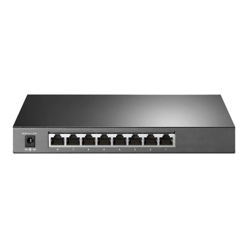 TP-Link Omada SG2008P 10-pordiline Gigabit nutikas PoE+ lüliti, 8× PoE+ 61W, 2× SFP, Cloud SDN, ventilaatorita, V3.3