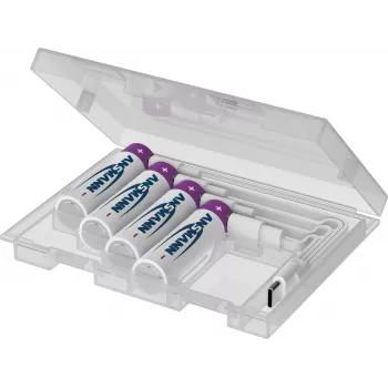 ANSMANN 1312-0044 Li-ion AA patareid (Type 2200), 4-pakk karbiga