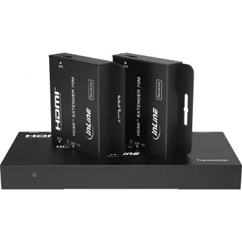 InLine® Video Splitter/Extender 1x2 Cat.6 HDMI 4K/30Hz Komplekt