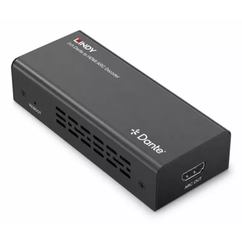 Lindy 2ch Dante to HDMI ARC dekooder