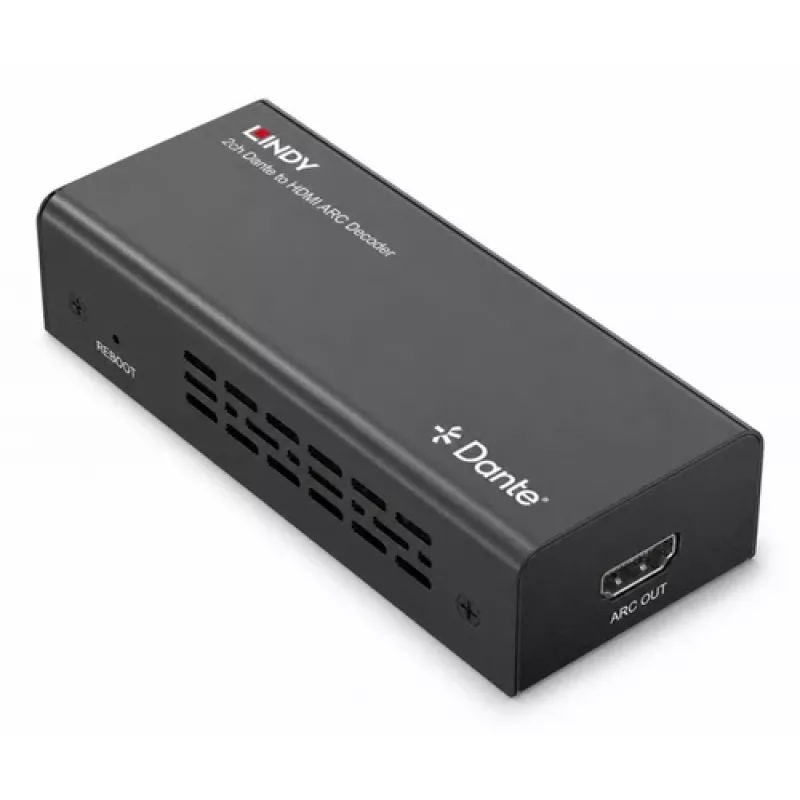 Lindy 2ch Dante to HDMI ARC dekooder