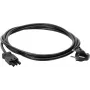 Kopp GST18i3 Schuko nurktoitepistikuga toitekaabel 3m 3G1.5mm² H05VV-F must