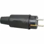 Kopp 179516009 Schuko turvapistik, kummist, 16 A, 230 V, IP44, must
