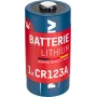 ANSMANN 1510-0072 CR123A Liitiumaku – 3V 1600mAh, kõrge energiatihedus, 10-aastane säilivusaeg (hulgipakend)