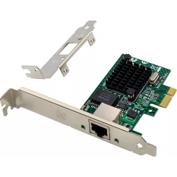 InLine® Gigabit PCIe võrgukaart, RJ45, madala profiiliga