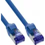 INLINE B-74903B Hulgipakend 60 õhukest Cat.6A S/FTP LSZH patch-kaablit, 3m, sinine, 10 Gbps