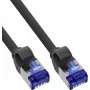 INLINE B-74914S 100-Pack Slim Cat.6A S/FTP LSZH Patch Cable, 1.5m, Black