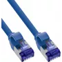 InLine® B-74933B õhuke Cat.6A S/FTP LSZH patch-kaabel, sinine, 0,30 m, 150 tk pakk