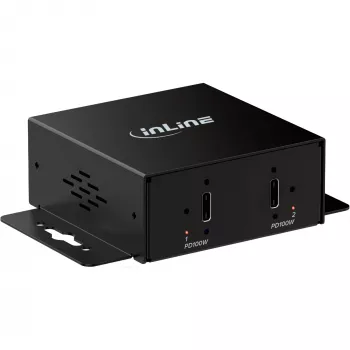 InLine® Industrial USB-C 2-pordiline minilaadija, PD 200 W