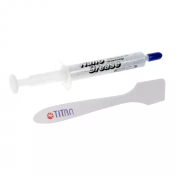 Titan Nano Grease termopasta 3g, 4.5 W/mK, mittejuhtiv, süstlaga aplikaator, TTG-G30030