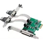 InLine® PCIe liidesekaart, 2x RS-232 + 1x paralleelport