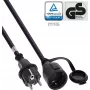 InLine® maanduskontaktiga pikendusjuhe, välitingimustesse IP44, puutekaitsega, 5m