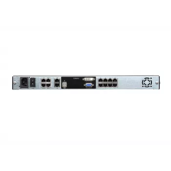 ATEN KL1108VN 8-pordiline 19 inch LCD KVM over IP lüliti, kahe siiniga, USA klaviatuur