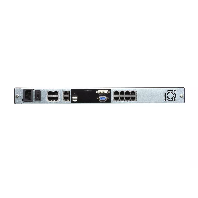 ATEN KL1108VN 8-pordiline 19 inch LCD KVM over IP lüliti, kahe siiniga, USA klaviatuur