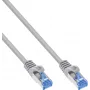 INLINE B-72655 Cat.6A S/FTP LSZH Patch-kaabel, CCA, Hall, 0,50m, 100-pakk