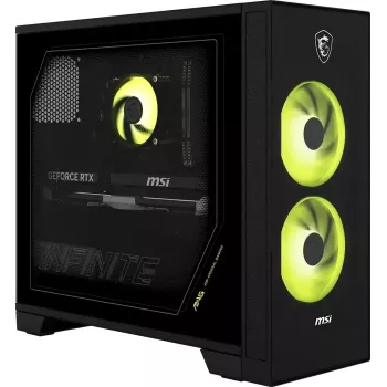 MSI MAG Infinite Z 8B 9NVPR7-051AT mänguarvuti, AMD Ryzen 7 9700X, 16GB DDR5, 1TB NVMe SSD, NVIDIA GeForce RTX 5070, Windows 11 Home, must