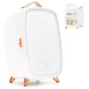 Rio FRBM-EU/1,0 6L Beauty Skincare Fridge LED-peegliga, valge