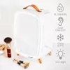 Rio FRBM-EU/1,0 6L Beauty Skincare Fridge LED-peegliga, valge