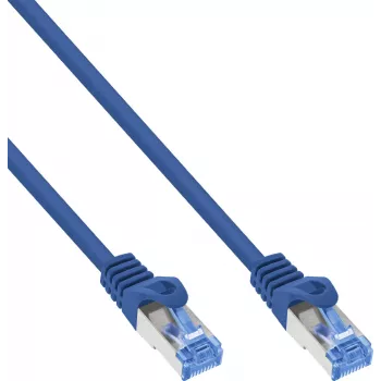 InLine® Cat.6A S/FTP LSZH Patch-kaabel, CCA, sinine, 1,5 m, 70 tk hulgipakend