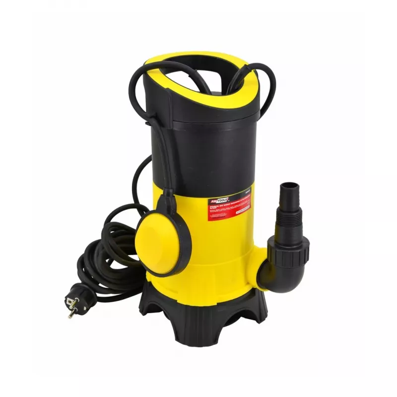 AWTOOLS AW85020 Musta vee sukelpump 750 W 12500 L/h 8 m ujuklülitiga