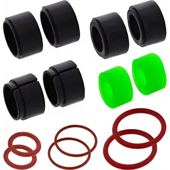 InLine® tihendikomplekt M20 toitekaabliühenduste jaoks, IP67, kumm, 2 tk, must