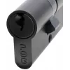 PSG 63.63030.MC Europrofiilne topeltsilinderlukk, messing, must, 30/30 mm