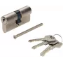 PSG 63.63030.MN Europrofiili topeltsilindrilukk, täismessing, satiin-nikkel, 30/30 mm, 3 võtit