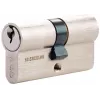 PSG 63.63030.MN Europrofiili topeltsilindrilukk, täismessing, satiin-nikkel, 30/30 mm, 3 võtit