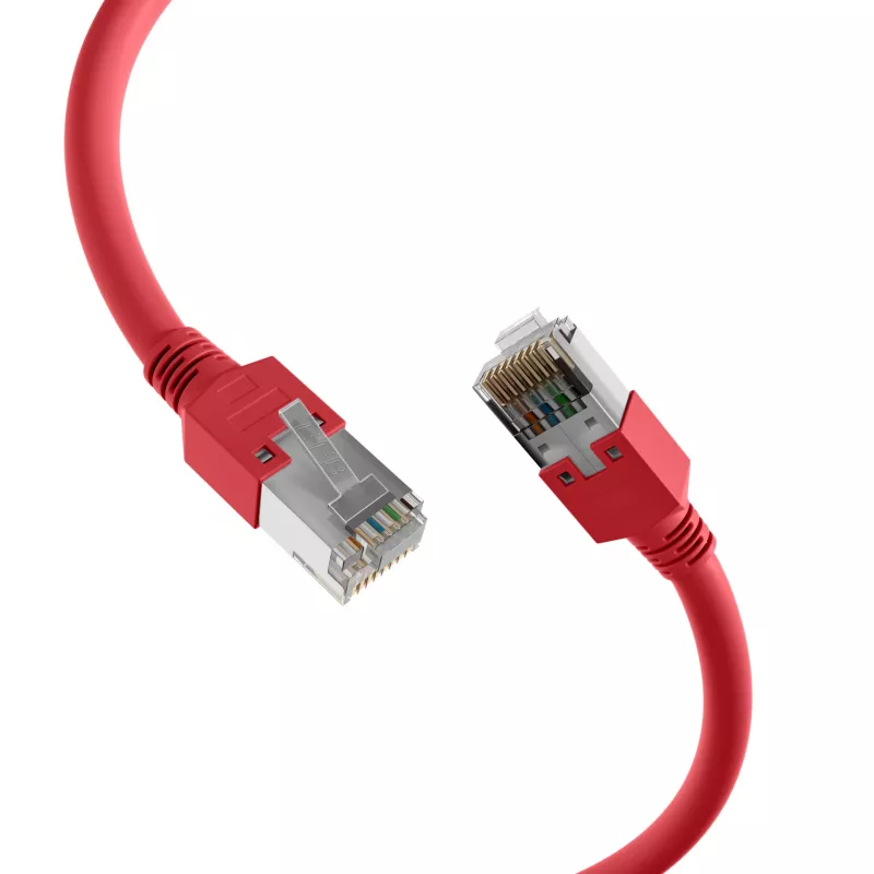 EFB Elektronik K2793.0,50 RJ45 ristühenduskaabel Cat.5e SF/UTP, Hirose TM11, Draka UC300, 0,5 m, punane