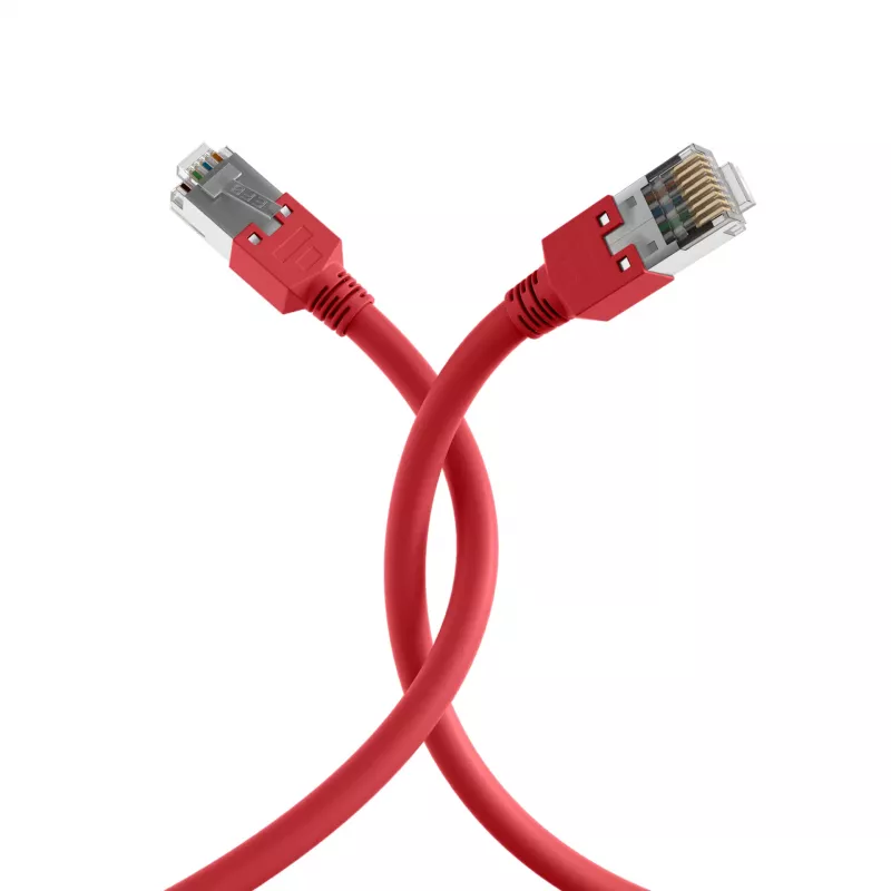 EFB Elektronik K2793.0,50 RJ45 ristühenduskaabel Cat.5e SF/UTP, Hirose TM11, Draka UC300, 0,5 m, punane
