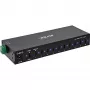 DELOCK InLine® USB 3.2 Gen.1 tööstuslik jaotur, USB-C, 10 pordiga, toiteadapteriga