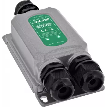 InLine® PoE++ jaotur välitingimusteks IP67 IK10 60W 12V Gigabit