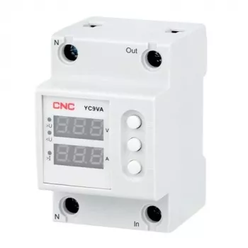 CNC EL240326 pinge- ja voolukontrolli relee, 63A, 230V AC, DIN-siini