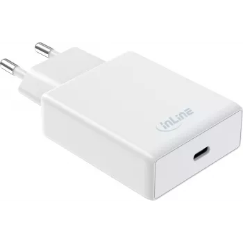InLine® USB-C PD 65W seinadapter, AVS/PPS, valge