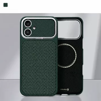 Evelatus Apple iPhone 17 Carbon Premium Edition MagSafe ümbris Roheline