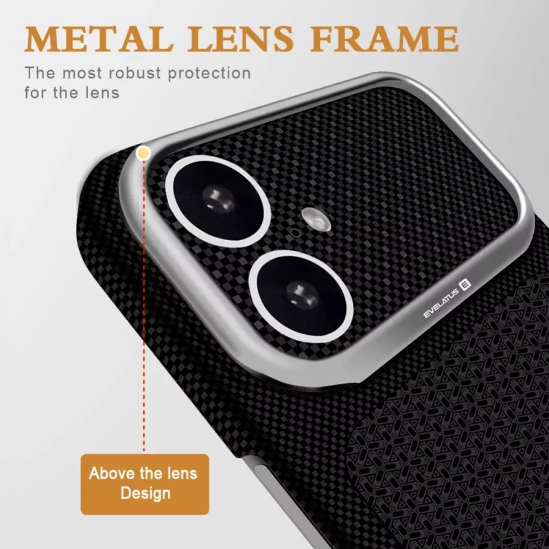 Evelatus Apple iPhone 17 Carbon Premium Edition MagSafe ümbris Roheline