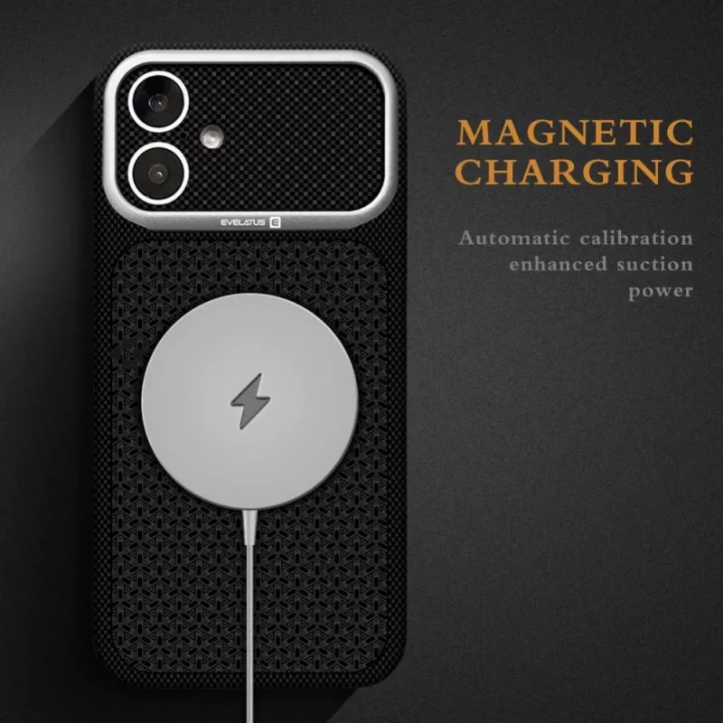 Evelatus Apple iPhone 17 Carbon Premium Edition MagSafe kest Burgundia