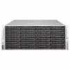 Supermicro SuperChassis 4U CSE-846BE1C-R609JBOD 24 pesaga kuumvahetatav SAS3/SATA3 JBOD-salvestuskorpus koos redundantse 600W Platinum toiteallikaga