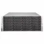 Supermicro SuperChassis 4U CSE-846BE1C-R609JBOD 24 pesaga kuumvahetatav SAS3/SATA3 JBOD-salvestuskorpus koos redundantse 600W Platinum toiteallikaga