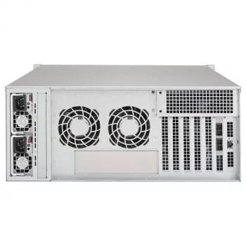 Supermicro SuperChassis 4U CSE-846BE1C-R609JBOD 24 pesaga kuumvahetatav SAS3/SATA3 JBOD-salvestuskorpus koos redundantse 600W Platinum toiteallikaga