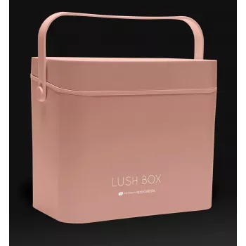 Rio CSBL-EU/1,1 Kosmeetikakohver Suur Lush Box – Alumiiniumist ilukohver kantavate alustega ja lukustatavate riividega, must