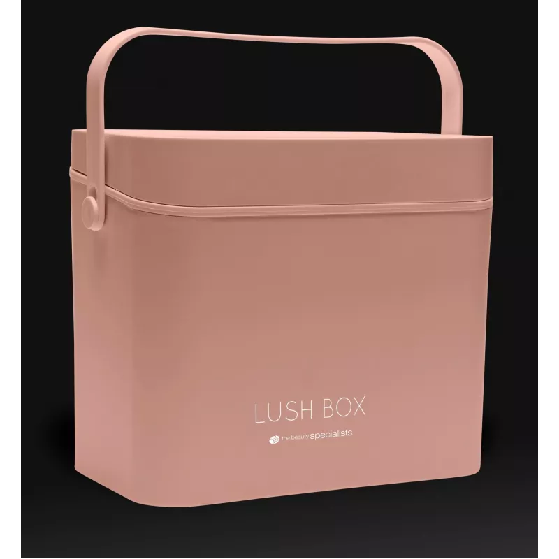Rio CSBL-EU/1,1 Kosmeetikakohver Suur Lush Box – Alumiiniumist ilukohver kantavate alustega ja lukustatavate riividega, must