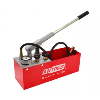 AWTOOLS 12L manuaalne survekatsepump 50 bar koos manomeetri ja voolikuga