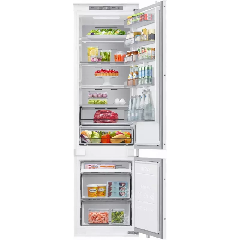 Samsung BRB80F30BES0EO Sisseehitatud Külmik-Sügavkülmik, 264L, No Frost, Digital Inverter, F Energiaklass